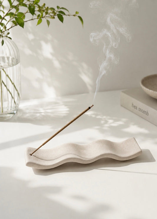 Wave Ceramic Incense Holder –Limited Quantity