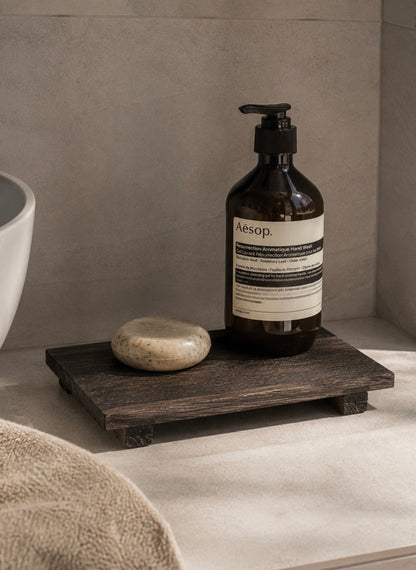 Forest Wood Vanity Riser – Dark Brown