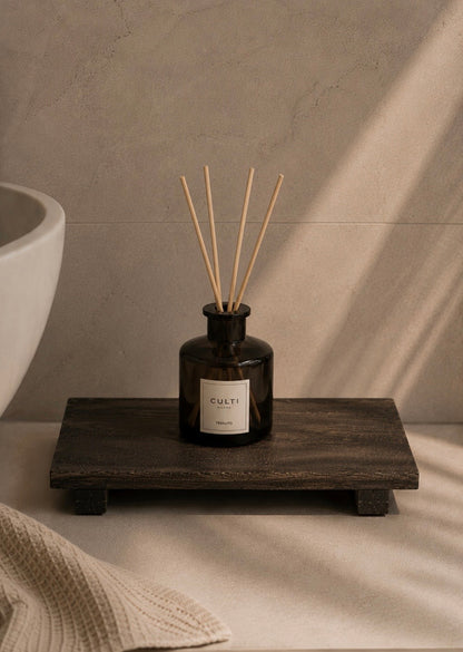 Forest Wood Vanity Riser – Dark Brown
