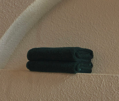 [present] Wash towel house green 5 pieces