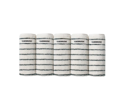 [present] Washing Towel Stripe Green 5P
