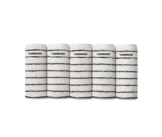 [present] Washing Towel Stripe Green 5P