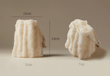 Sponge loofah for shower