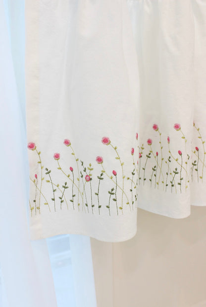 Rose Glow Neck Curtain Bedroom Small Room Curtain