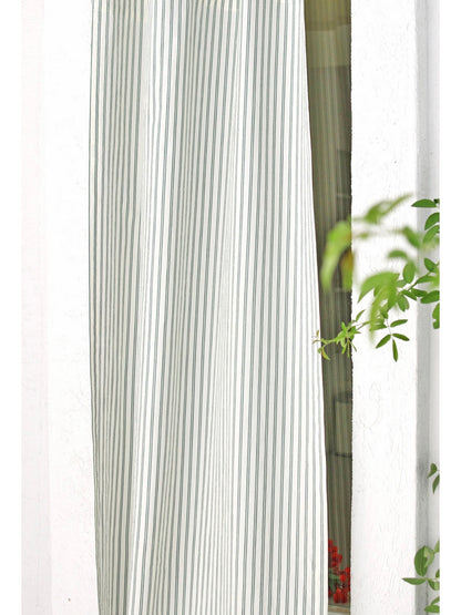 Stripe Cover Small Window Curtain