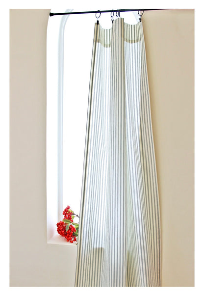 Stripe Cover Small Window Curtain