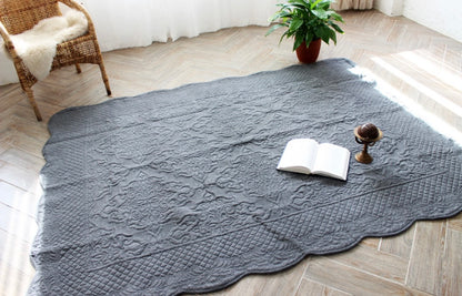 Cottage dust-free four-season rug