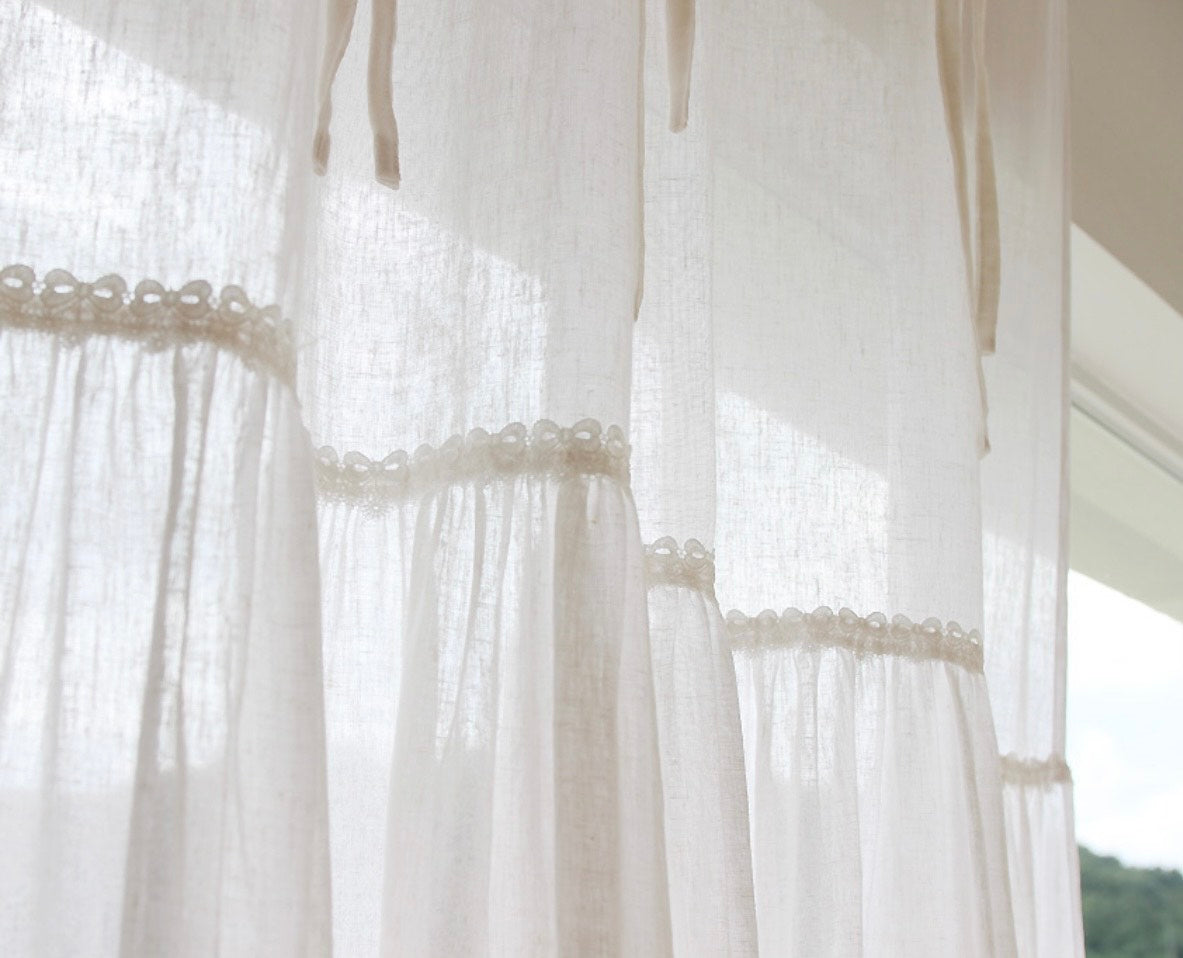 Blanc Mood Natural Linen Curtain