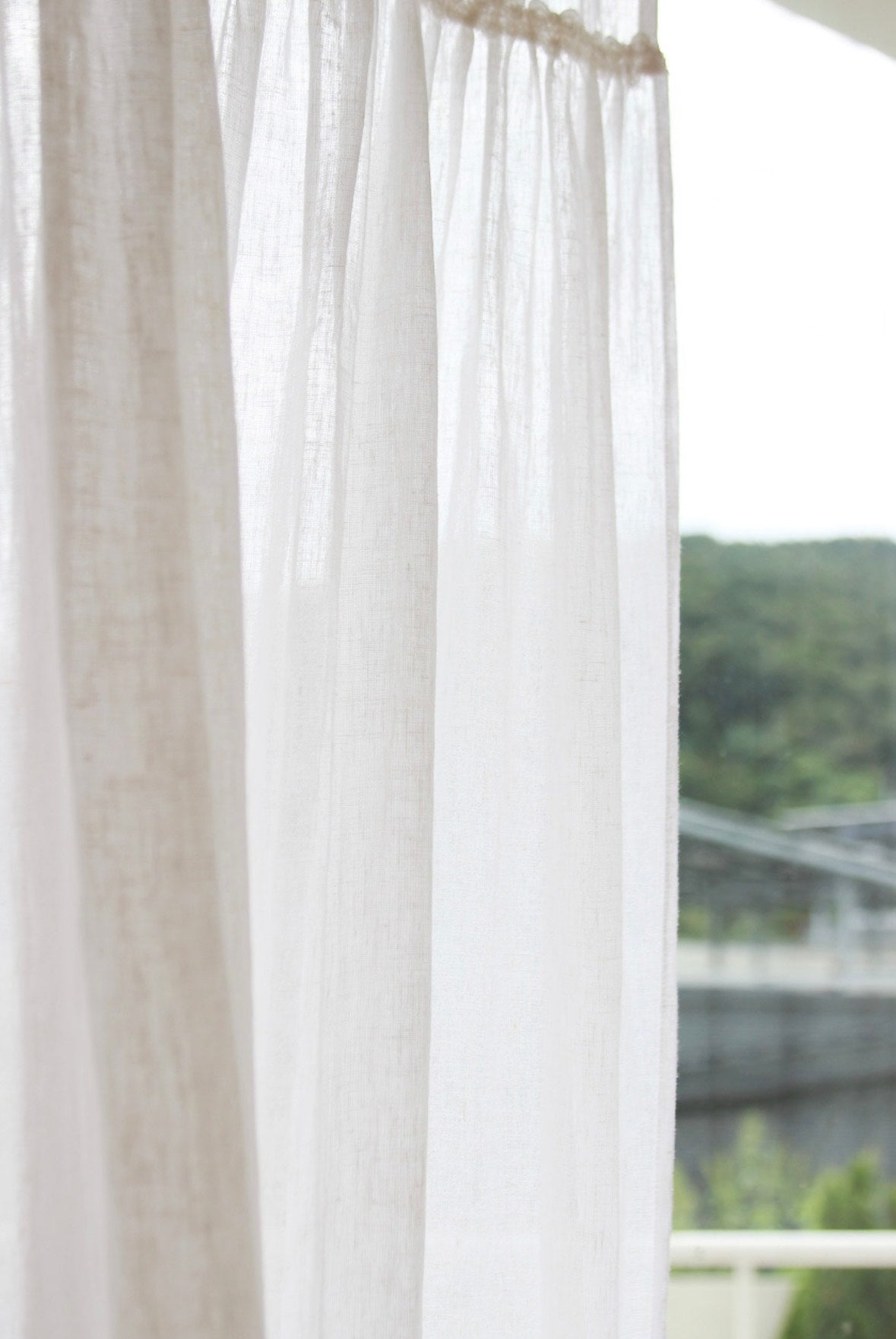 Blanc Mood Natural Linen Curtain