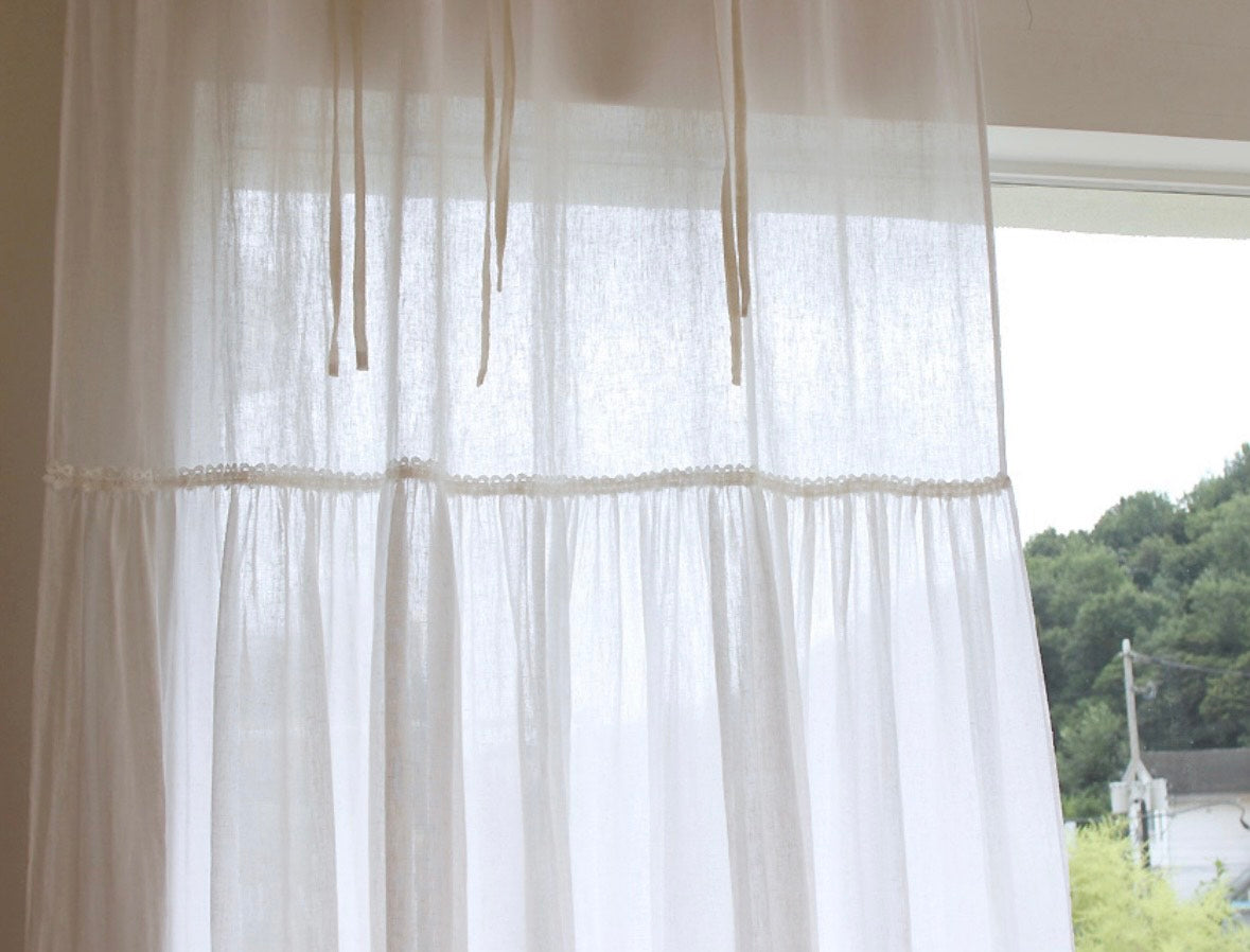 Blanc Mood Natural Linen Curtain