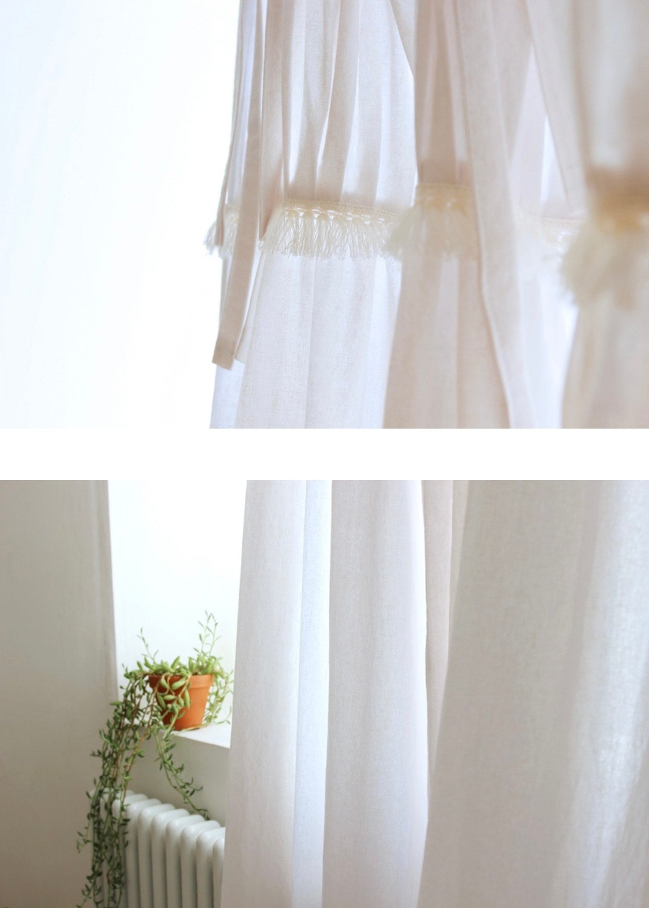 Blanc Mood Natural Linen Curtain