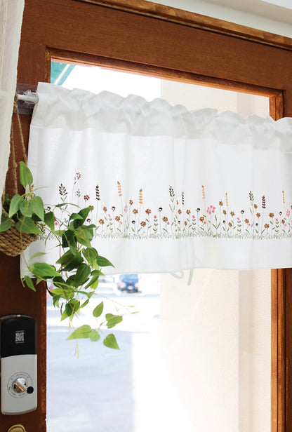 Natural Flower Kitchen Barnes Curtain Cover Cotton