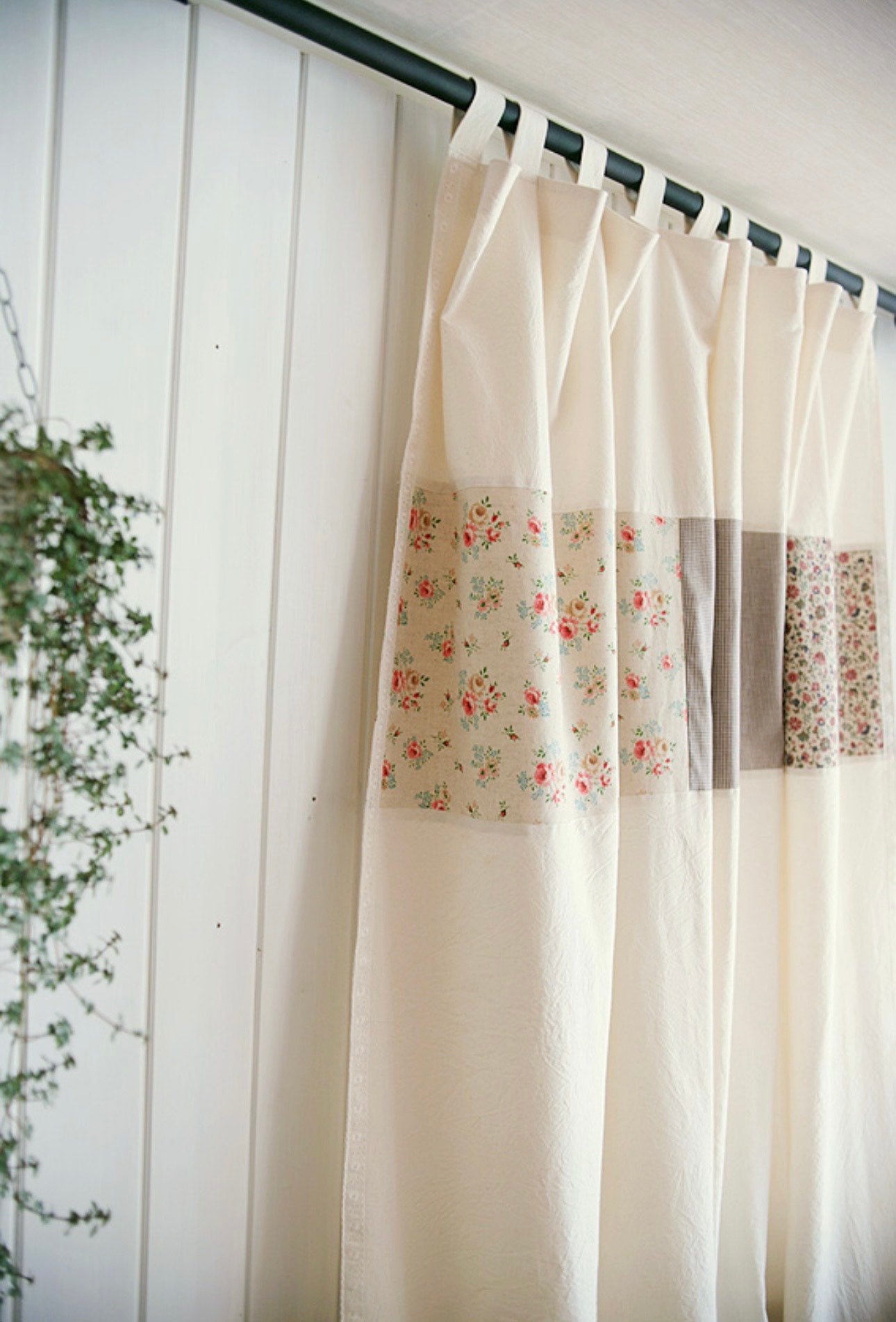 Raw paper patch glossy cotton