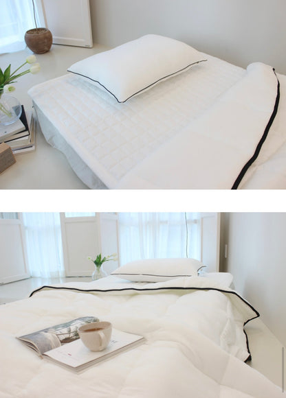White Allergy Care Dust-Free Four Seasons Fall, Spring, Winter Blanket