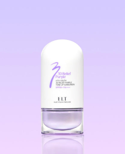 Vitase 3D Relief Purple Tone-Up Sunscreen