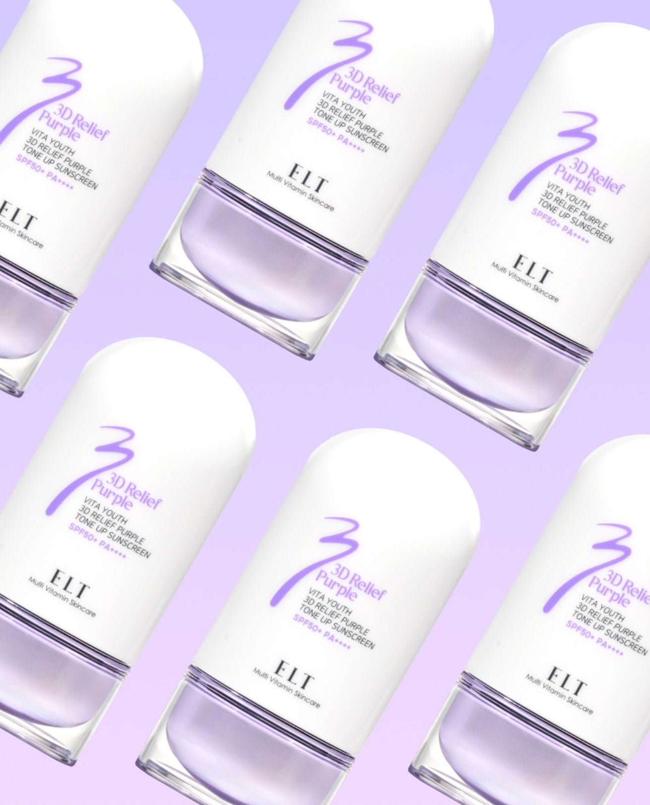 Vitase 3D Relief Purple Tone-Up Sunscreen