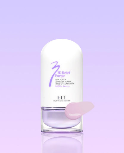 Vitase 3D Relief Purple Tone-Up Sunscreen