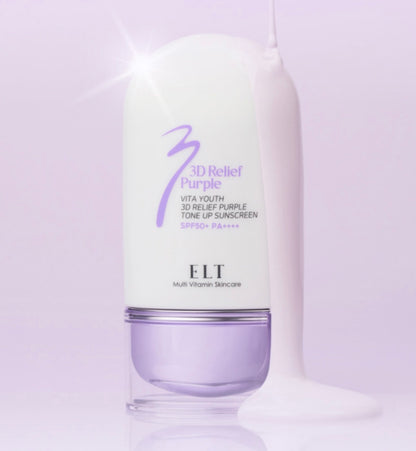 Vitase 3D Relief Purple Tone-Up Sunscreen
