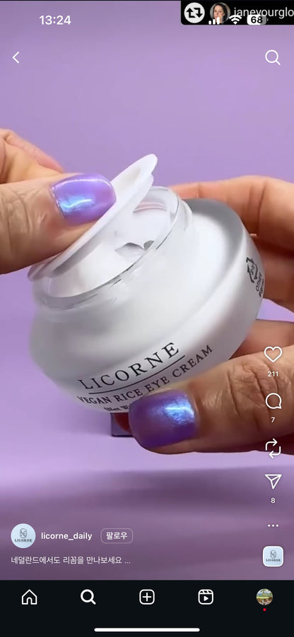 Vegan Rice Eye Cream
