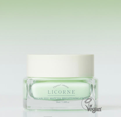 Vegan matcha whitening cream