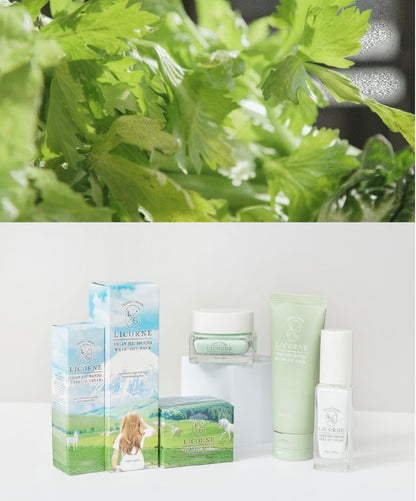 Vegan matcha whitening cream