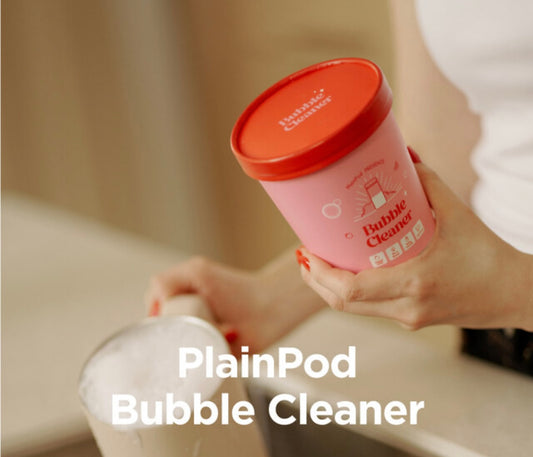 Bubble cleaner, tumbler cleaner