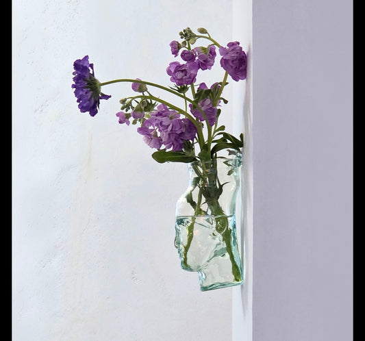 [La Souffleri] Simon Wall-Hanging Vase Transparent (Standable)