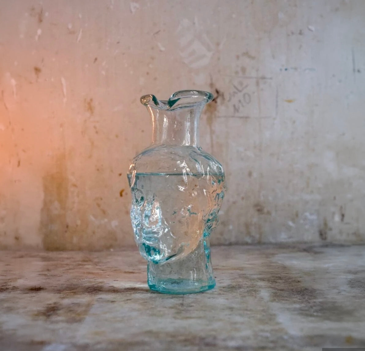 [La Souffleri] Ancient Roman stone statue carafe and vase