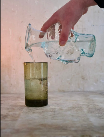[La Souffleri] Ancient Roman stone statue carafe and vase