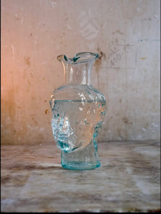 [La Souffleri] Ancient Roman stone statue carafe and vase