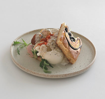 Natural Rough Round Plate 23 cm