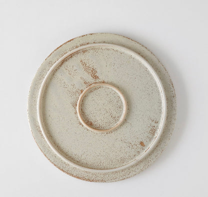 Natural Rough Round Plate 23 cm