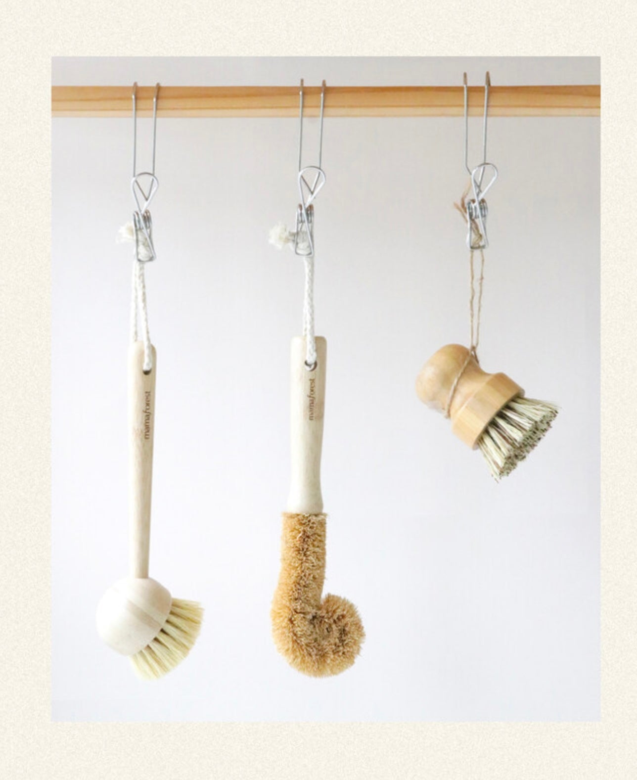 Natural Wood Brush Full Set