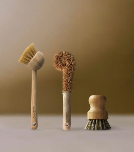 Natural Wood Brush Full Set