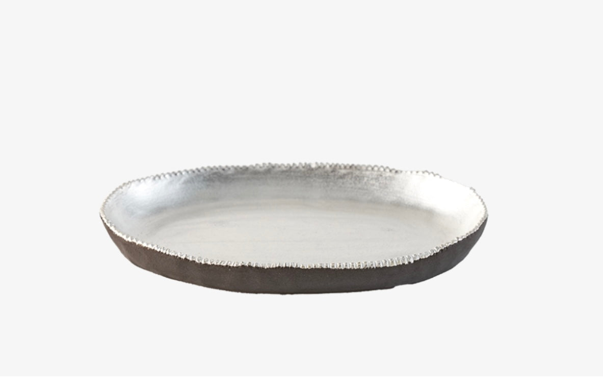 [Artian] Oval Silver Mini Plate