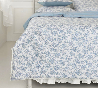 Rosa Flower High Density Pure Cotton Allergy Care Bed set