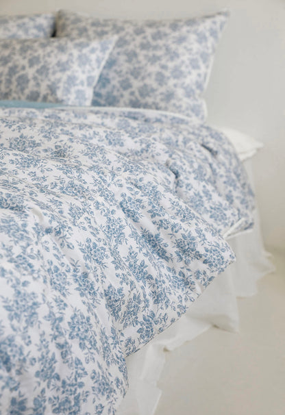 Rosa Flower High Density Pure Cotton Allergy Care Bed set