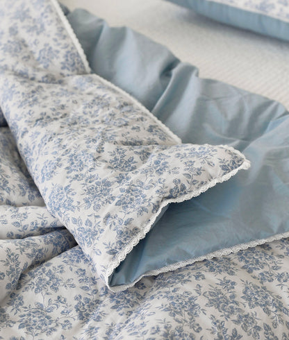 Rosa Flower High Density Pure Cotton Allergy Care Bed set