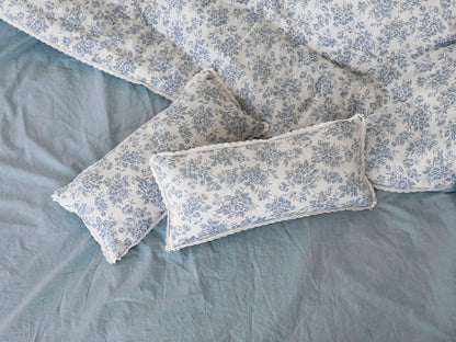 Rosa Flower High Density Pure Cotton Allergy Care Bed set