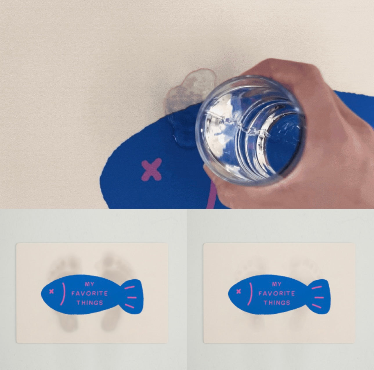 Blue Fish / Blue Sunglasses etc.-Mats