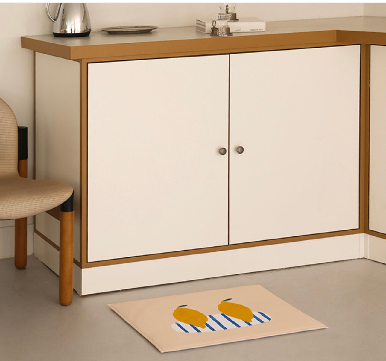 Blue & Lemon / Citron-microfiber Mats