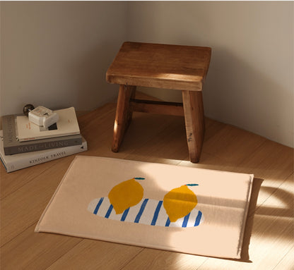 Blue & Lemon / Citron-microfiber Mats
