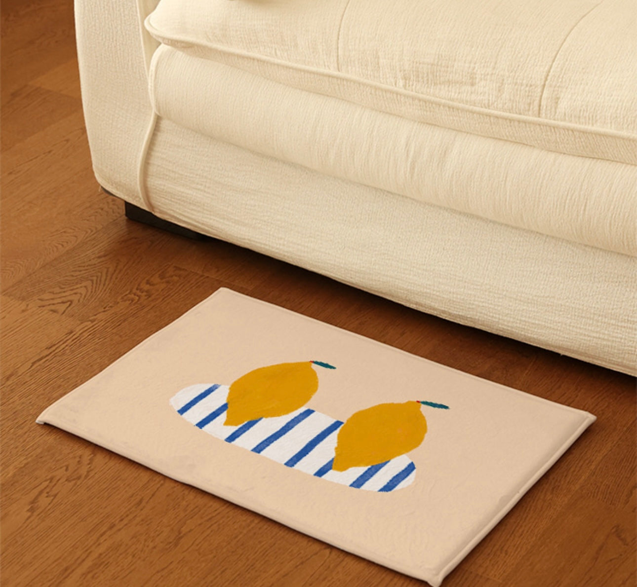 Blue & Lemon / Citron-microfiber Mats