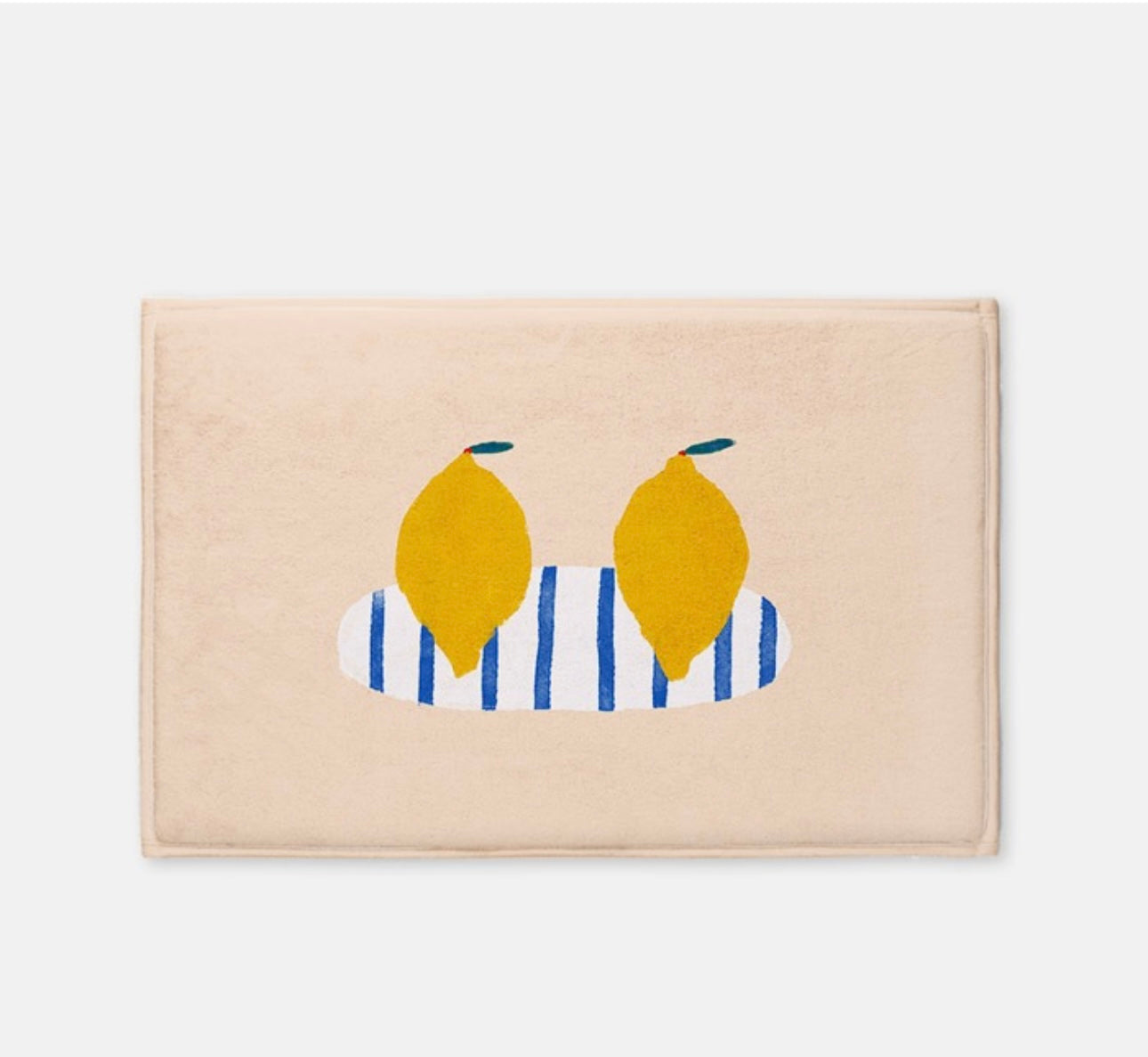 Blue & Lemon / Citron-microfiber Mats