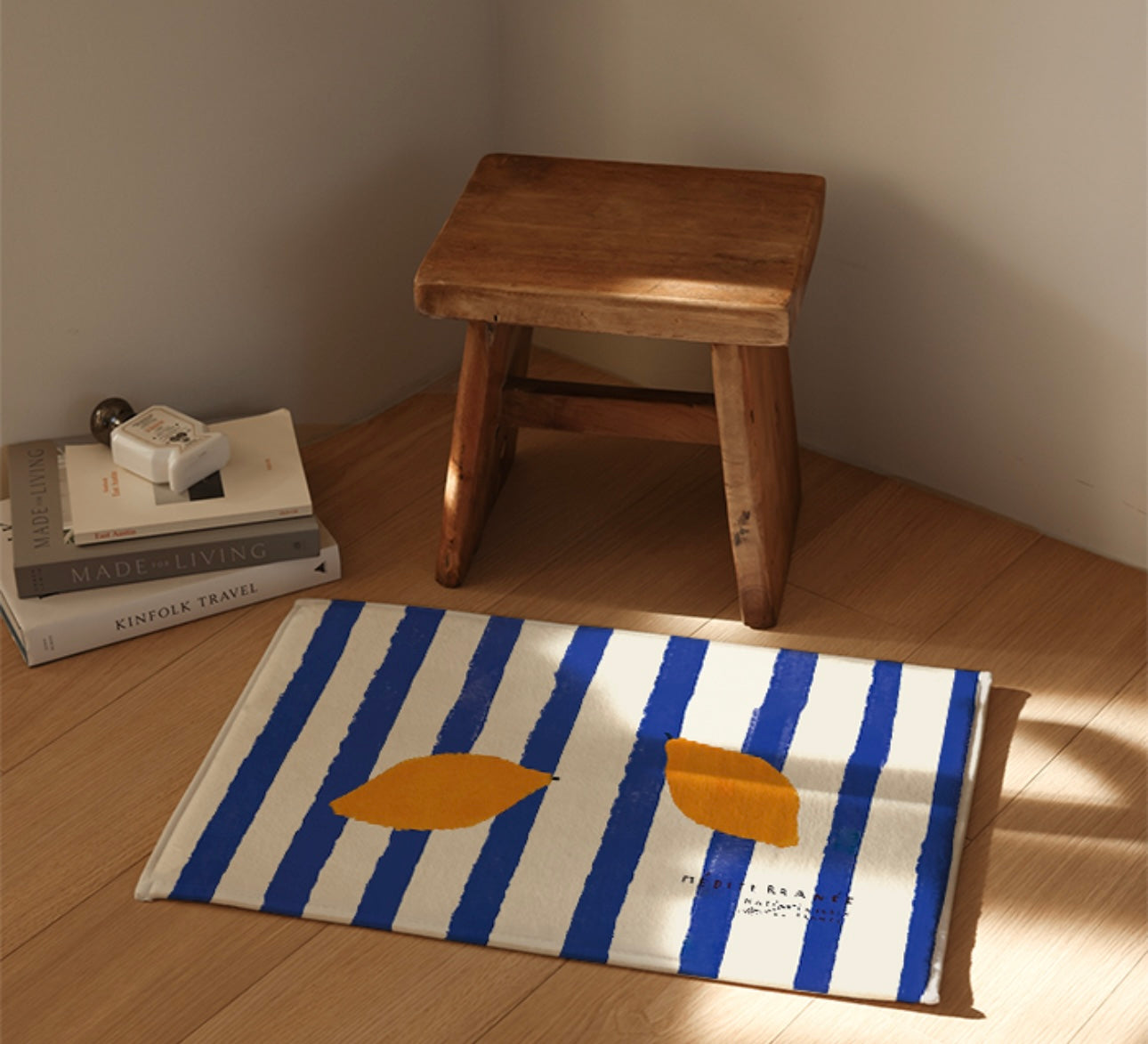 Blue & Lemon / Citron-microfiber Mats