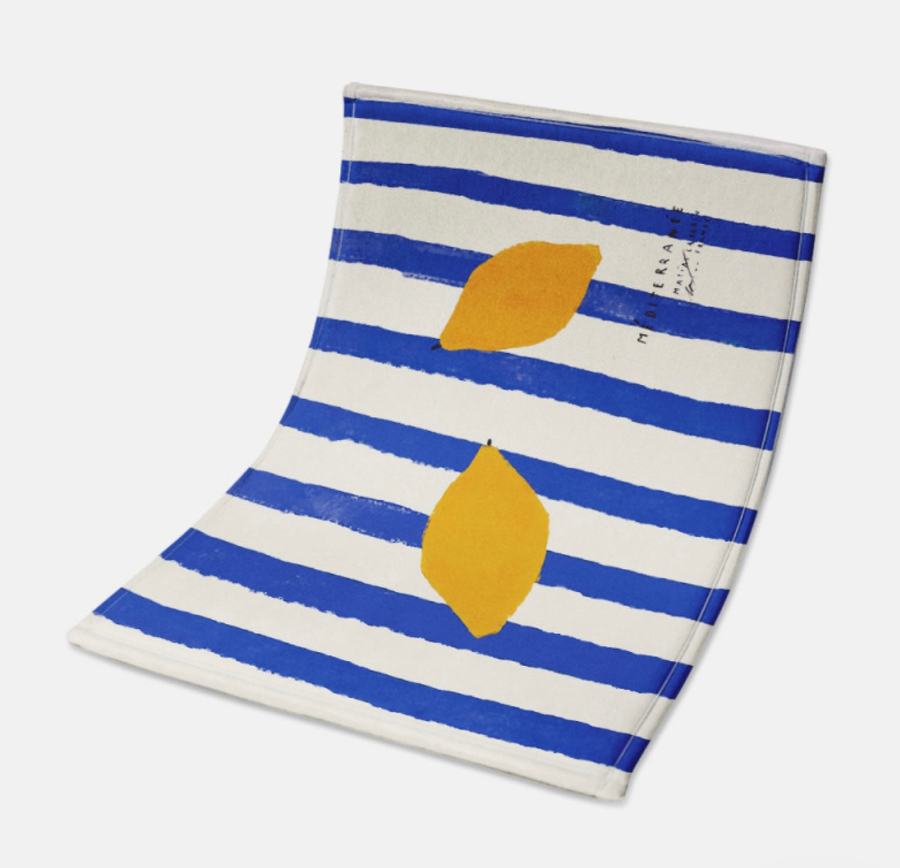 Blue & Lemon / Citron-microfiber Mats