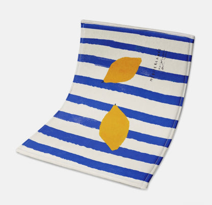 Blue & Lemon / Citron-microfiber Mats